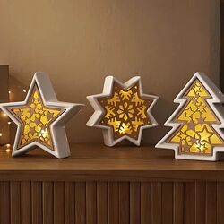 Святковий декор з освітленняv кераміка  Німеччина
