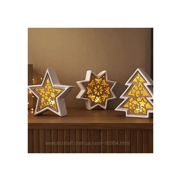 Святковий декор з освітленняv кераміка  Німеччина