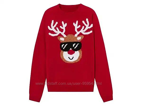 Чудовий святковий светр олень Німеччина 134 140