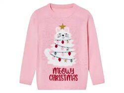 Чудовий святковий светр Німеччина котик