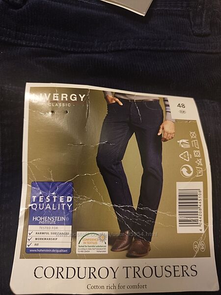 Вельветові штани Німеччина 48р