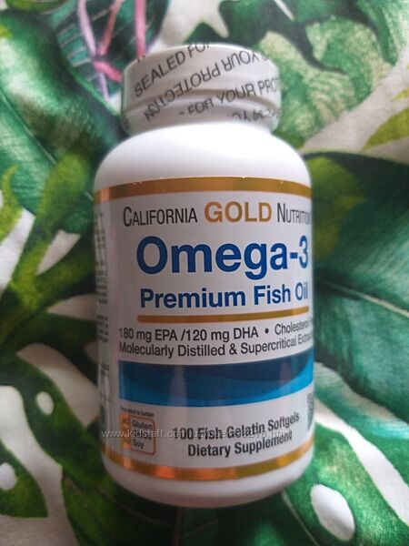 California Gold Nutrition, омега-3 omega -3