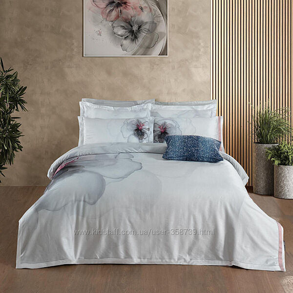 Постельное белье Sarev Rostov, Efira делюкс сатин 300ТС, Serafi gri 400 ТС