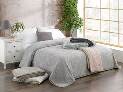Махровое простынь покрывало Moss Home Zeren 220 х 240 см-100  Хлопок 