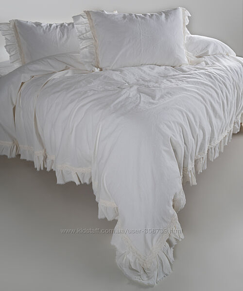 Кружево с Оборками Limasso Stonewashed Francesca 200 х 220 Вареный Хлопок 