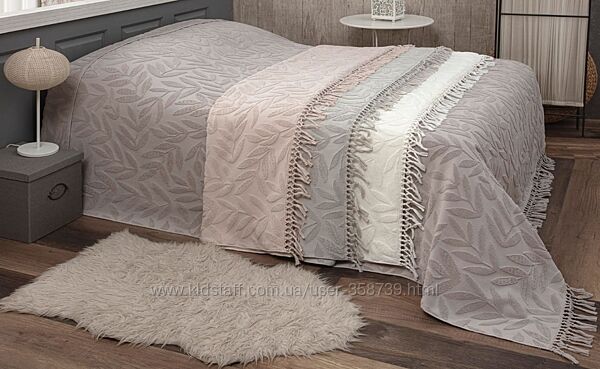 Pupilla Mango Махровые простыни-покрывала 220x240 cm в коробке с кисточками