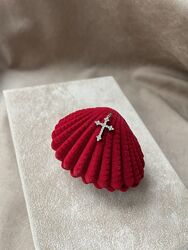 Бриллианты золото крест