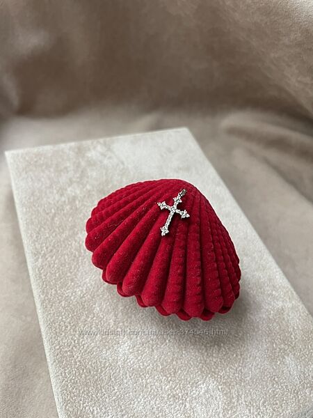 Бриллианты золото крест