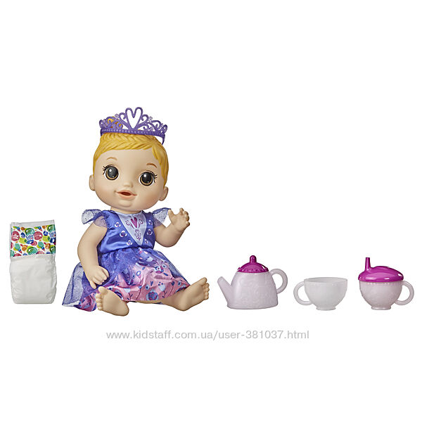 Кукла Hasbro Baby Alive Tea Sparkles чайный сервиз