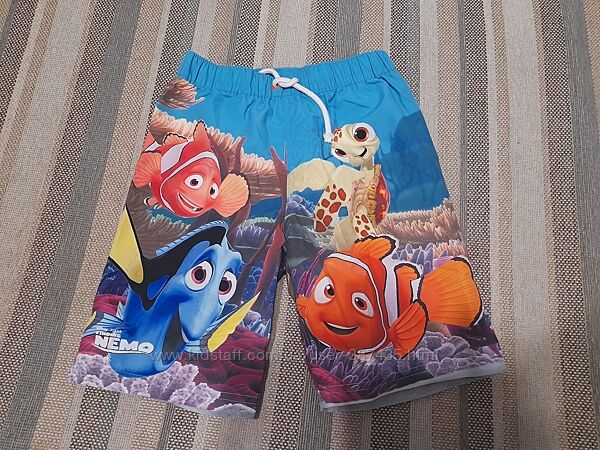 Продам новые классные плавательные шорты Disney Pixar George, 104-110, 4-6л