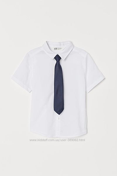 Рубашка H&M с галстуком бабочкой