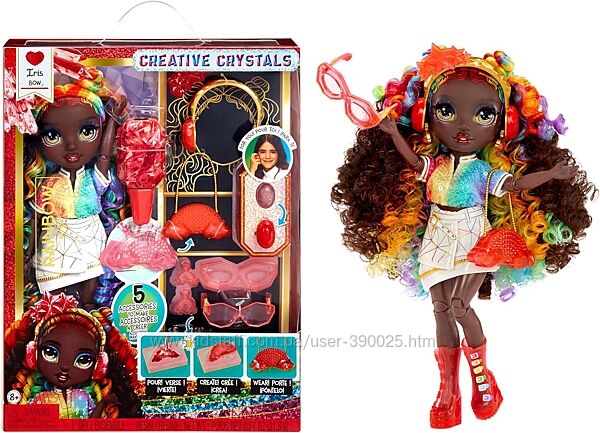 Rainbow High Creative Crystals Iris Іріс Крістал арт 019