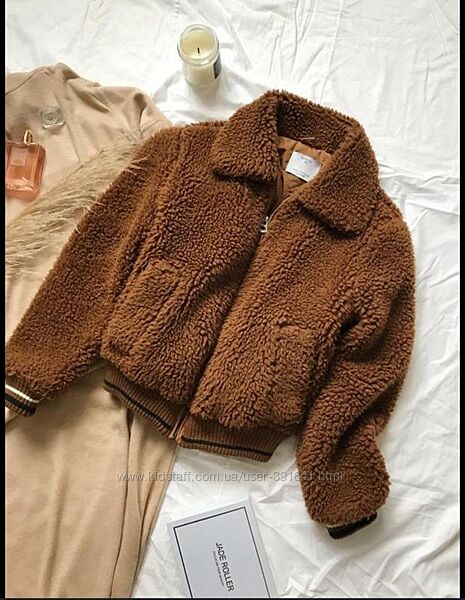 Шуба Тедди куртка bershka