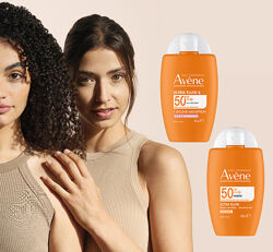 Новинка AVENE сонцезахисні флюїди SPF50