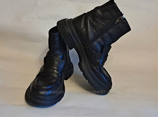 Ботинки кожаные деми estro р.38 стелька 24см