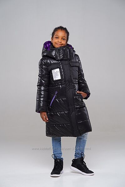Новинка 2022, зимнее пальто для девочек 134-158 см