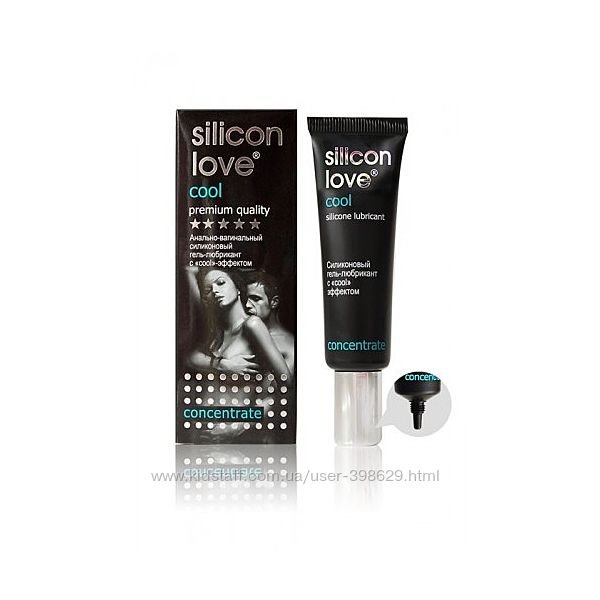Гель-любрикант SILICON LOVE COOL 30г, силиконовый с cool эффектом