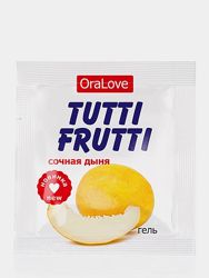 Гель TUTTI-FRUTTI СОЧНАЯ ДЫНЯ одноразовая упаковка 4 г