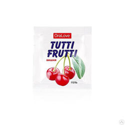 Гель TUTTI-FRUTTI ВИШНЯ серии OraLove одноразовая упаковка 4 г
