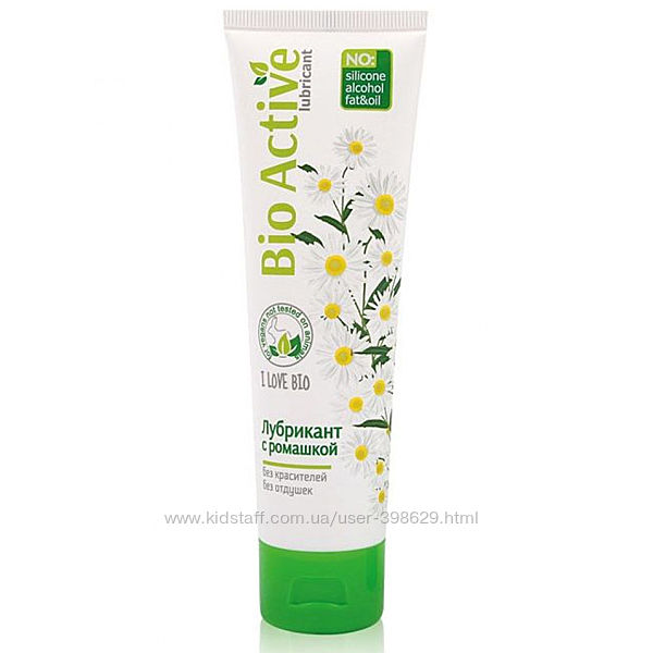 Лубрикант Bio Active с ромашкой и д-пантенолом, 100 г