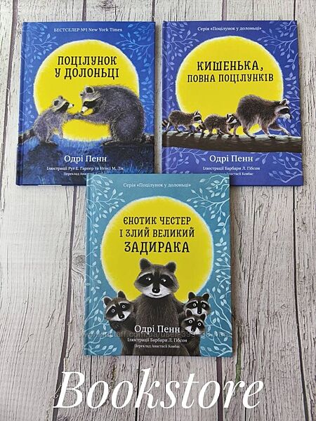 Дитячі книги Поцілунок у долоньці, Кишенька повна поцілунків, Єнотик Честер