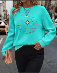 Женский свитшот теплый на флисе 56-58 р