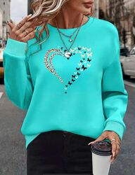 Женский свитшот теплый на флисе 52-54 р