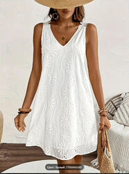 Белый сарафан женский, прошва котон 46 р