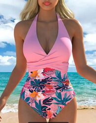 Купальник красивый, яркий, женский цельный   М 44-46 р