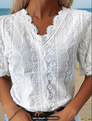 Блузка летняя, женская, хлопок прошва 50-56 р