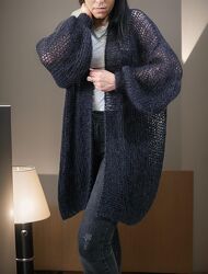 Мохеровий кардиган павутинка