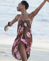 Лёгкая пляжная накидка-парео от Victoria&acutes Secret 