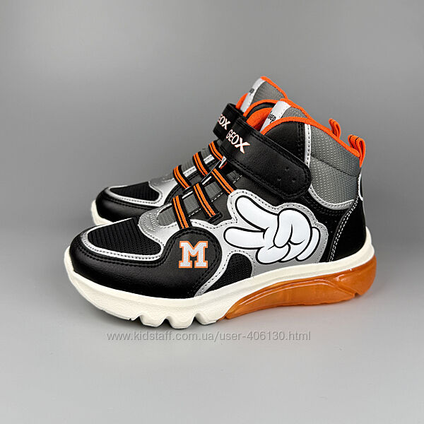 Черевики Geox Ciberdron 30, 33, 35 р. з мигалками