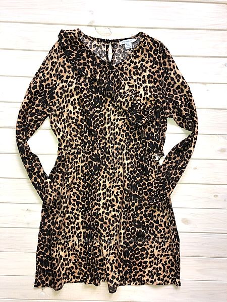 Леопардовое платье Primark  9-10 лет