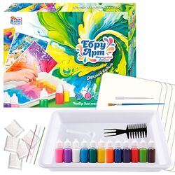 Ебру 4FUN Game Club , 12 пігментів, порошок, 10 арк паперу, форматА4