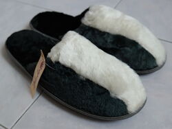 Тапки домашние Arcuda р. 46-47 30,5 cм по стельке, натур. мех.