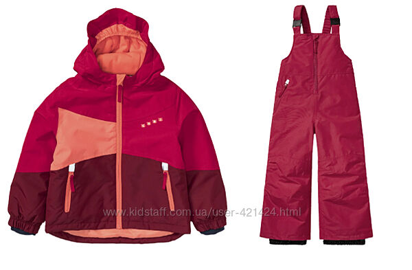 Комбінезон зимовий термо комплект лижний куртка штани lupilu 110/116 см