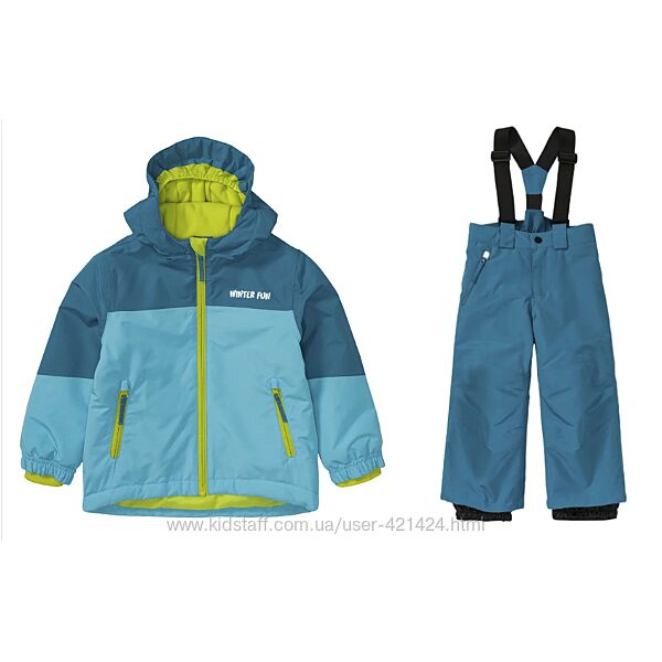 Комбінезон зимовий термо комплект лижний куртка штани lupilu