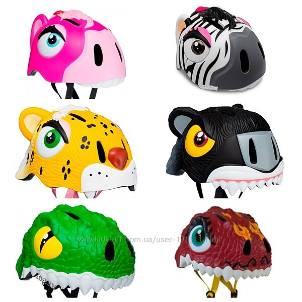 Шлемы защитные животные Crazy Safety - Оригинал
