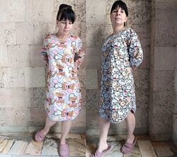 туніки жіночі  нічні сорочки 