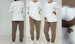 теплі якісні піжами від виробника бавовна з кишенями