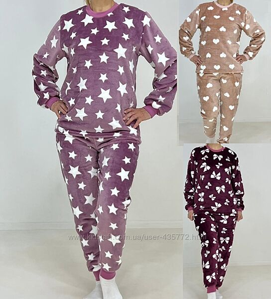тепла махрова піжама від виробника 
