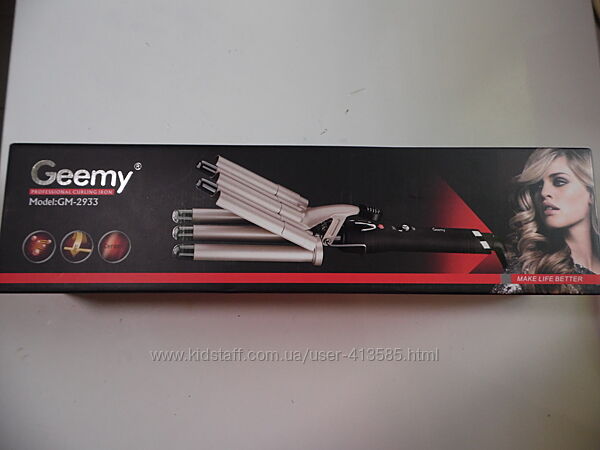 Стайлер для завивки волосся п´ять хвиль gemei gm-2933
