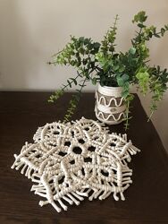 Мандала кругла макраме серветка