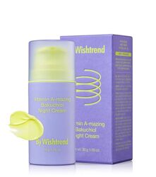 Нічний крем з ретинолом та бакучиолом By Wishtrend Vitamin A-mazing 30 мл