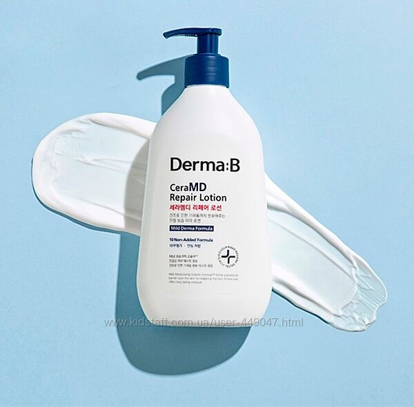 Зволожуючий лосьйон для тіла Derma-B CeraMD Repair Lotion 400 мл