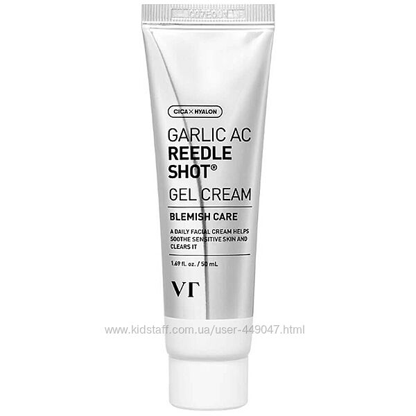 Матуючий гель-крем з мікроголками та часником VT Cosmetics Garlic AC Reedle