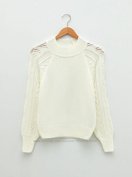 Светр з ажурними рукавами LCW , розмір S,