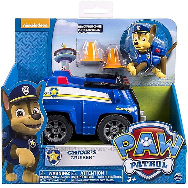 Щенячий патруль Гонщик Чейз полицейская машина Paw Patrol Chase Spin Master
