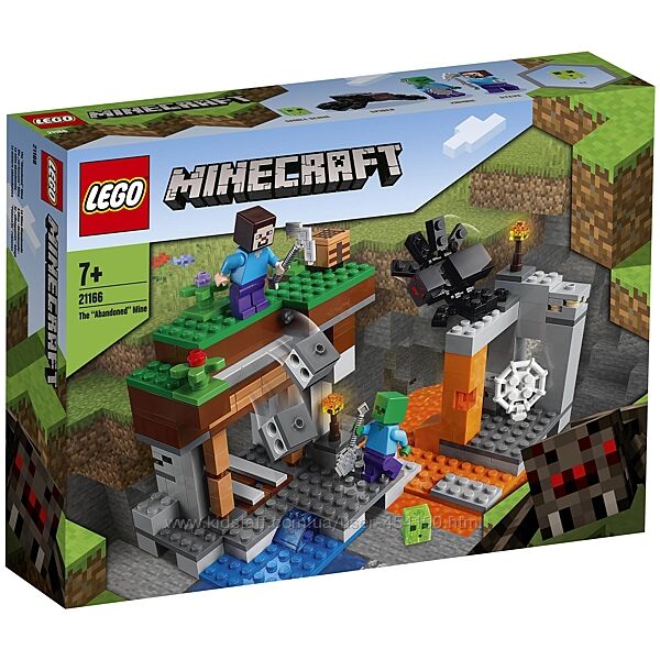Конструктор LEGO Minecraft 21166 Заброшенная шахта Лего Майнкрафт